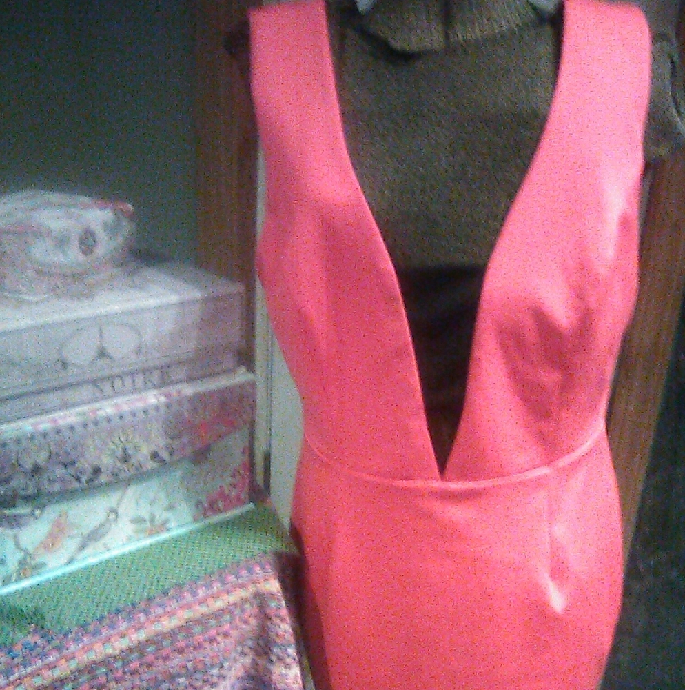 Brand New Sleeveless cutout bodycon v-neck dress